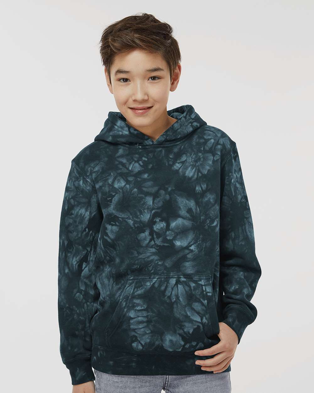 Independent Trading Co.-PRM1500TD-Youth Midweight Tie-Dyed Hooded Sweatshirt - Image 11