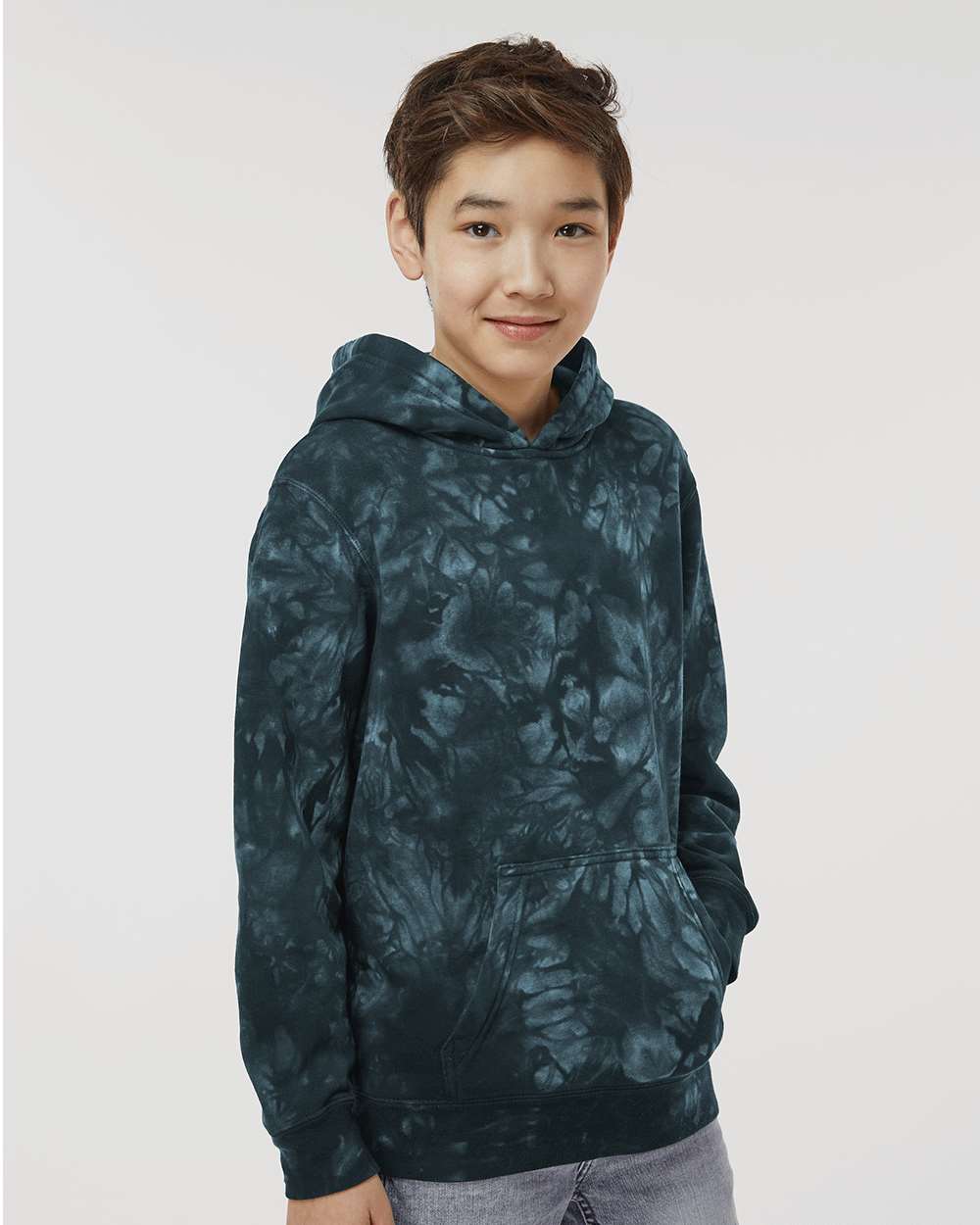 Independent Trading Co.-PRM1500TD-Youth Midweight Tie-Dyed Hooded Sweatshirt - Image 12