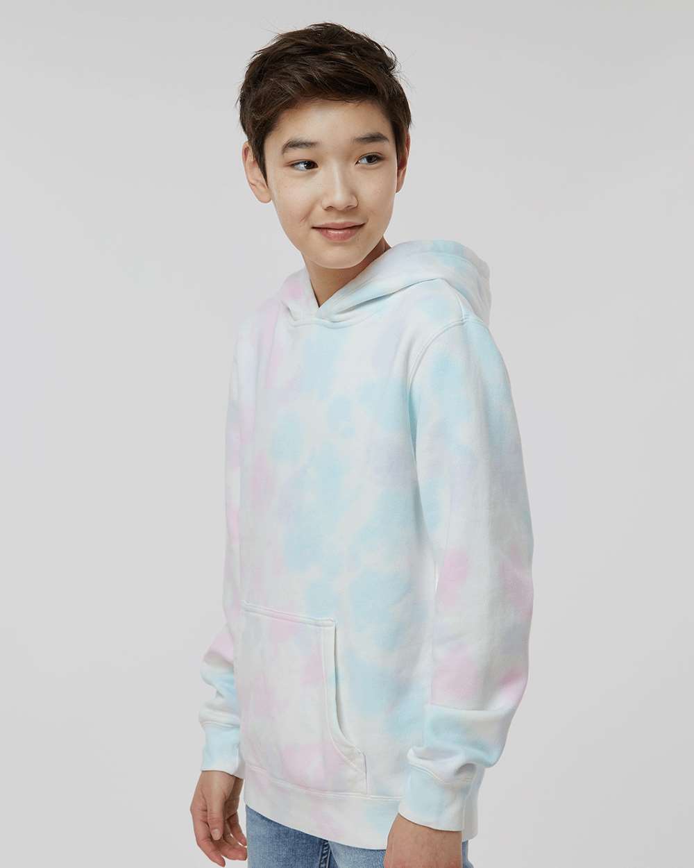 Independent Trading Co.-PRM1500TD-Youth Midweight Tie-Dyed Hooded Sweatshirt - Image 18