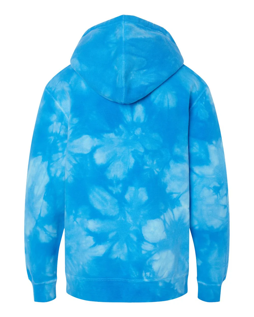 Independent Trading Co.-PRM1500TD-Youth Midweight Tie-Dyed Hooded Sweatshirt - Image 2