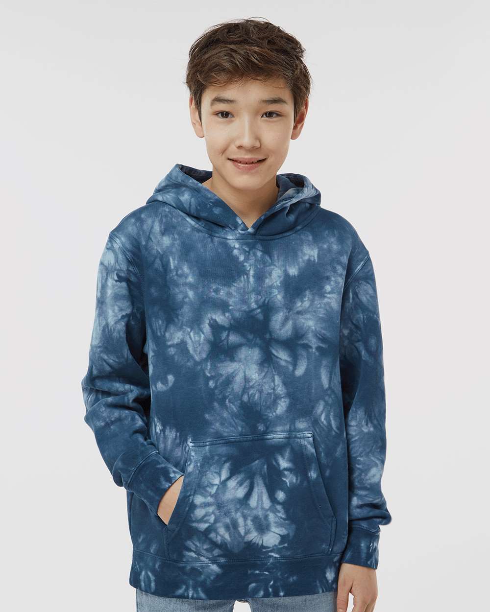 Independent Trading Co.-PRM1500TD-Youth Midweight Tie-Dyed Hooded Sweatshirt - Image 23