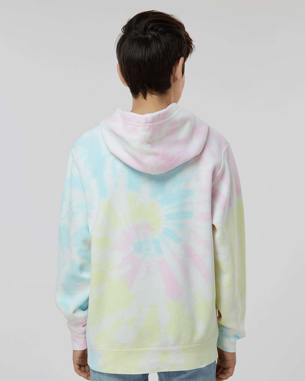 Independent Trading Co.-PRM1500TD-Youth Midweight Tie-Dyed Hooded Sweatshirt - Image 37