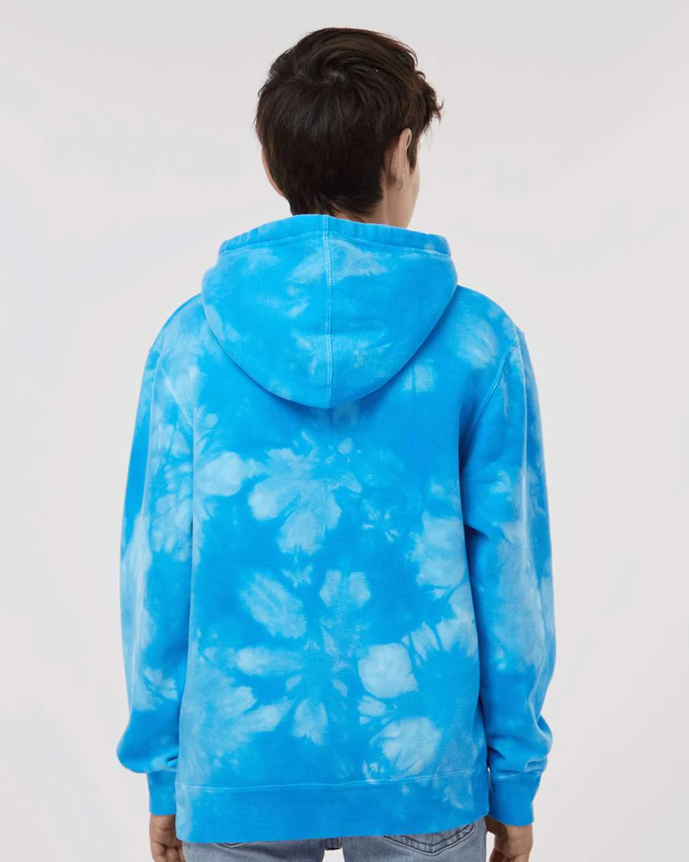 Independent Trading Co.-PRM1500TD-Youth Midweight Tie-Dyed Hooded Sweatshirt - Image 6