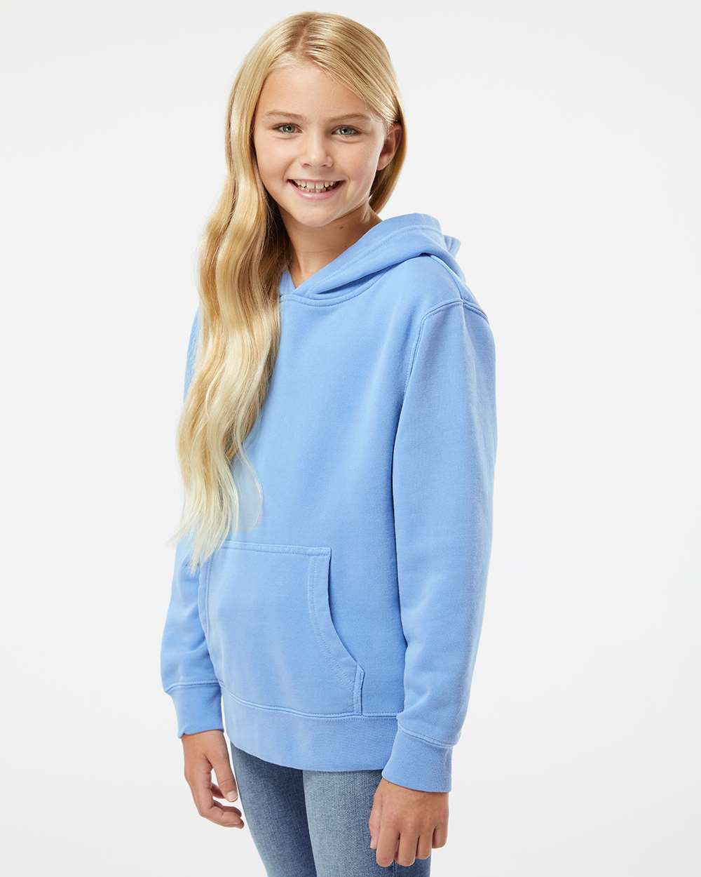 Independent Trading Co.-PRM1500Y-Youth Midweight Pigment-Dyed Hooded Sweatshirt - Image 18