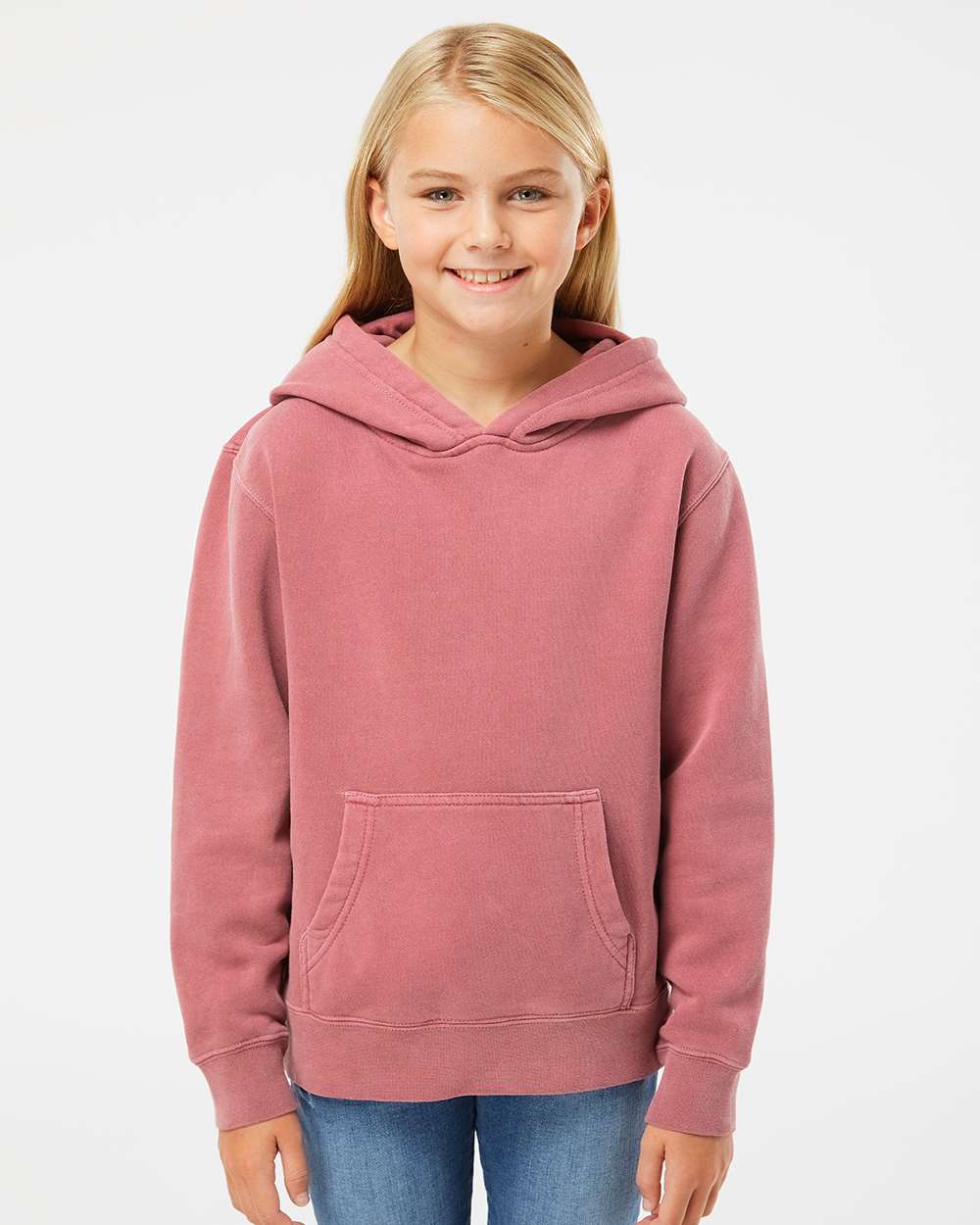 Independent Trading Co.-PRM1500Y-Youth Midweight Pigment-Dyed Hooded Sweatshirt - Image 23