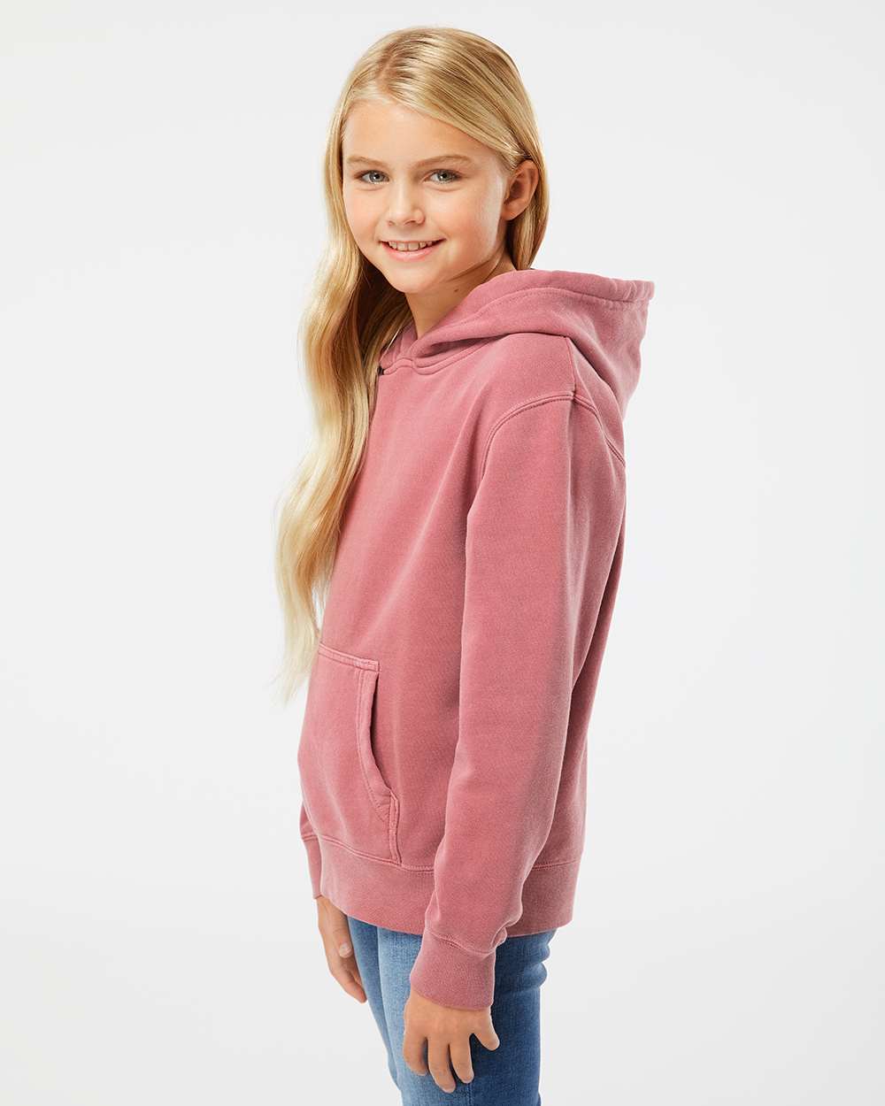 Independent Trading Co.-PRM1500Y-Youth Midweight Pigment-Dyed Hooded Sweatshirt - Image 24