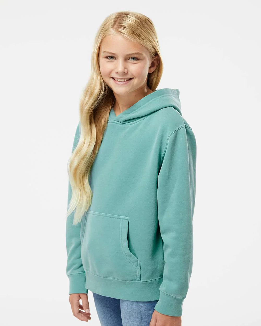 Independent Trading Co.-PRM1500Y-Youth Midweight Pigment-Dyed Hooded Sweatshirt - Image 30