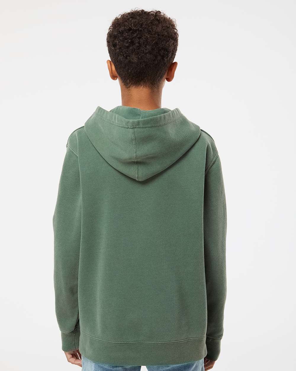 Independent Trading Co.-PRM1500Y-Youth Midweight Pigment-Dyed Hooded Sweatshirt - Image 6