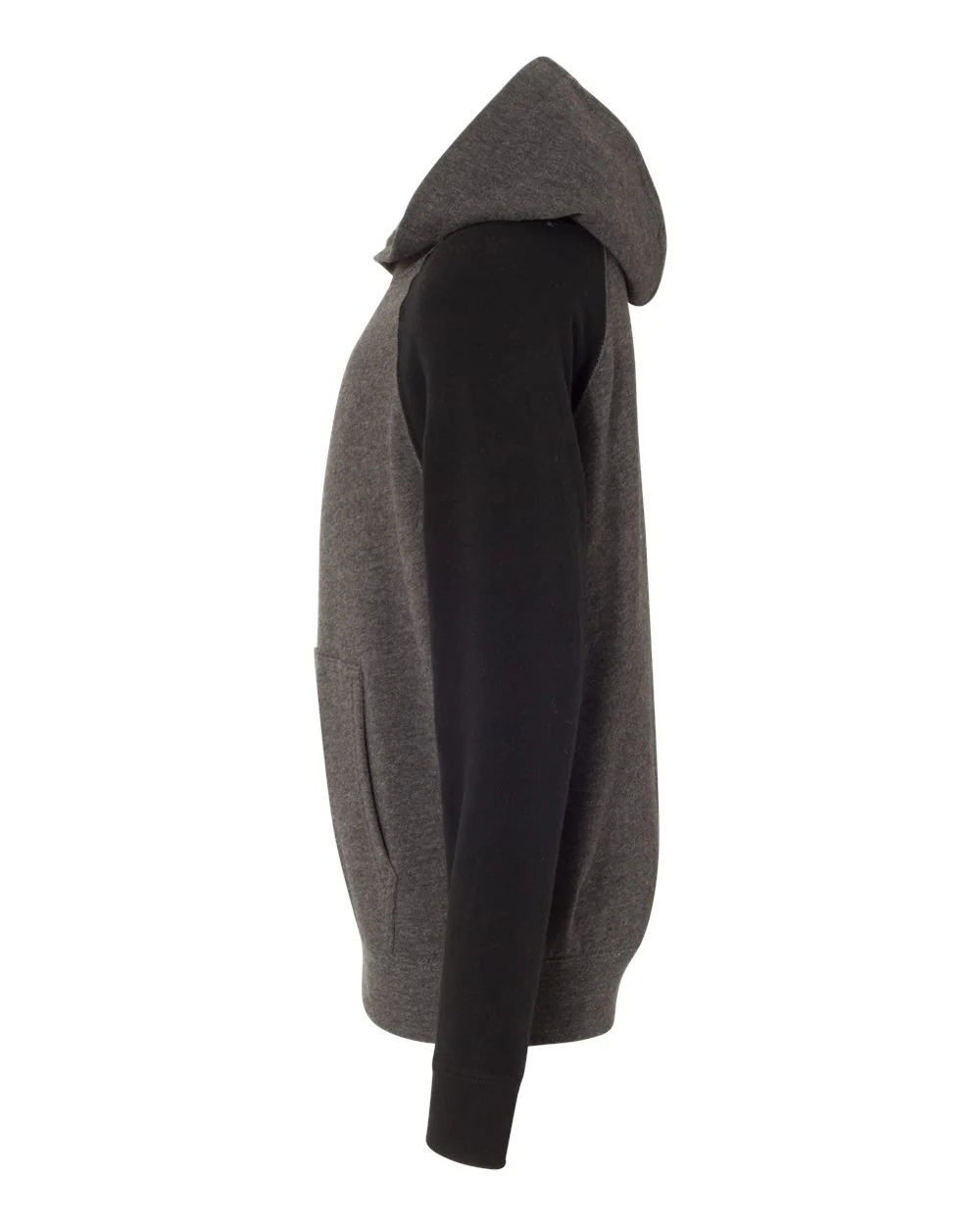 Independent Trading Co.-PRM15YSB-Youth Lightweight Special Blend Raglan Hooded Sweatshirt - Image 10