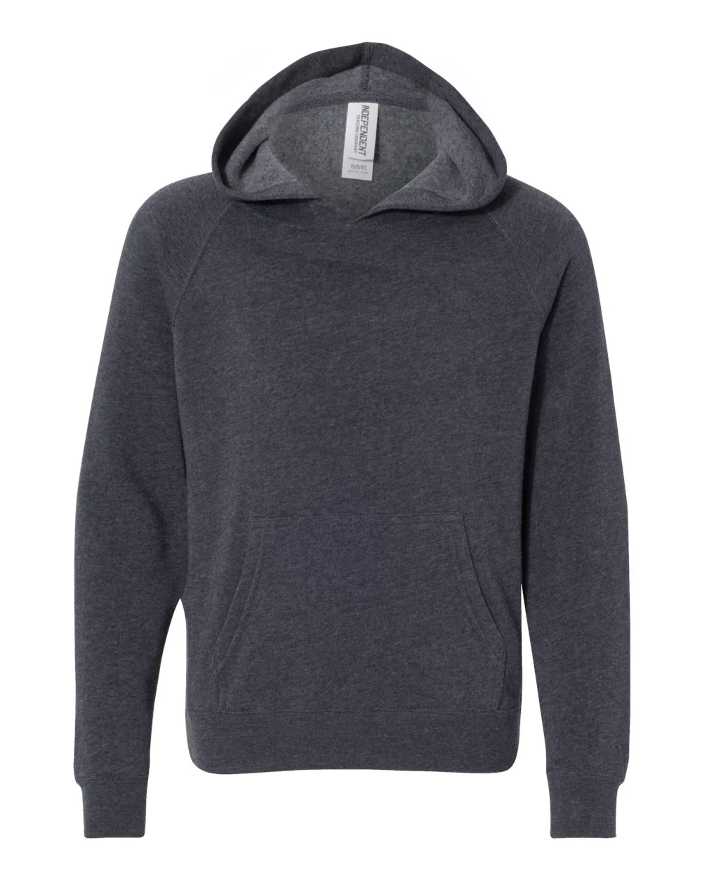 Independent Trading Co.-PRM15YSB-Youth Lightweight Special Blend Raglan Hooded Sweatshirt - Image 14