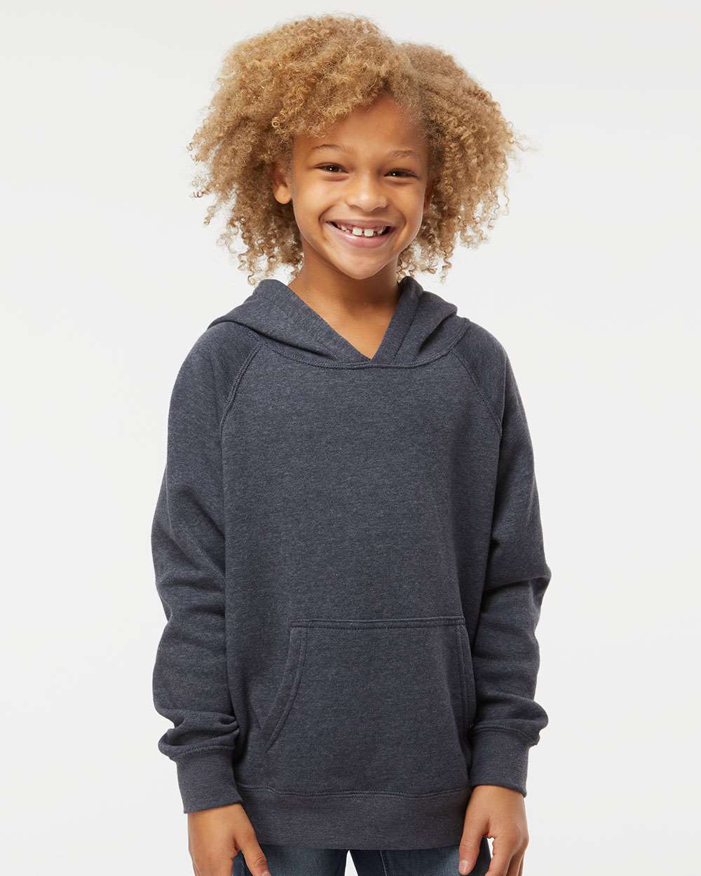 Independent Trading Co.-PRM15YSB-Youth Lightweight Special Blend Raglan Hooded Sweatshirt - Image 17