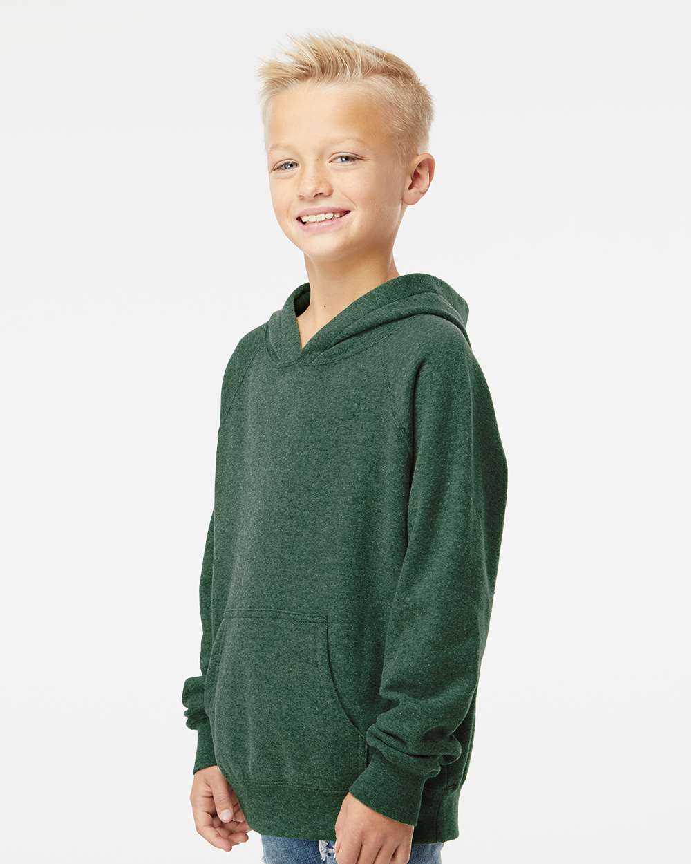 Independent Trading Co.-PRM15YSB-Youth Lightweight Special Blend Raglan Hooded Sweatshirt - Image 24