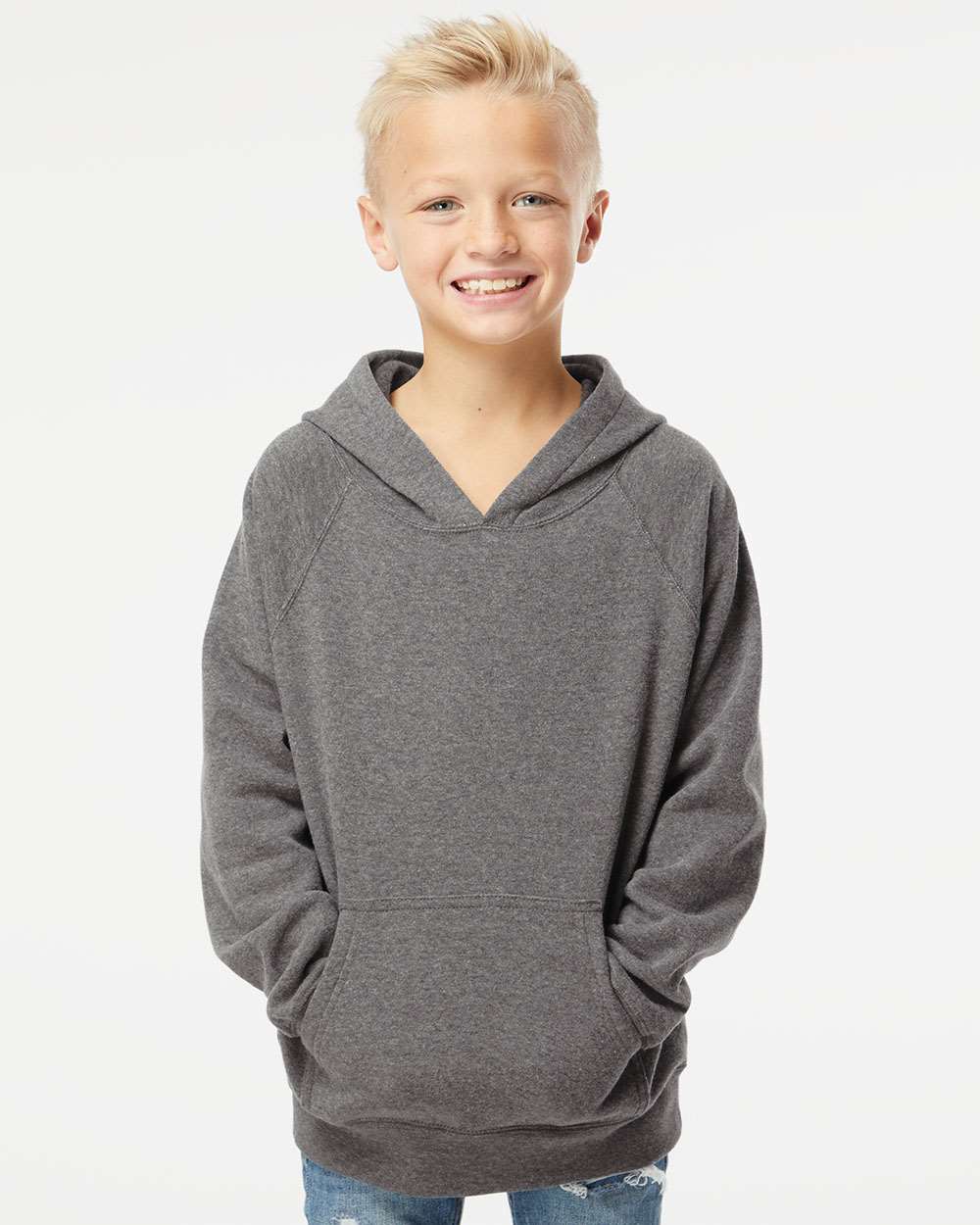 Independent Trading Co.-PRM15YSB-Youth Lightweight Special Blend Raglan Hooded Sweatshirt - Image 29