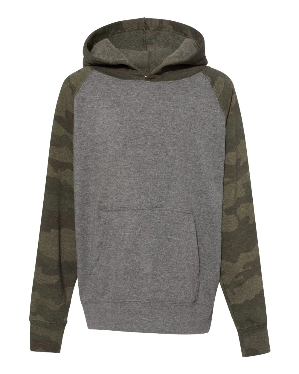 Independent Trading Co.-PRM15YSB-Youth Lightweight Special Blend Raglan Hooded Sweatshirt - Image 32