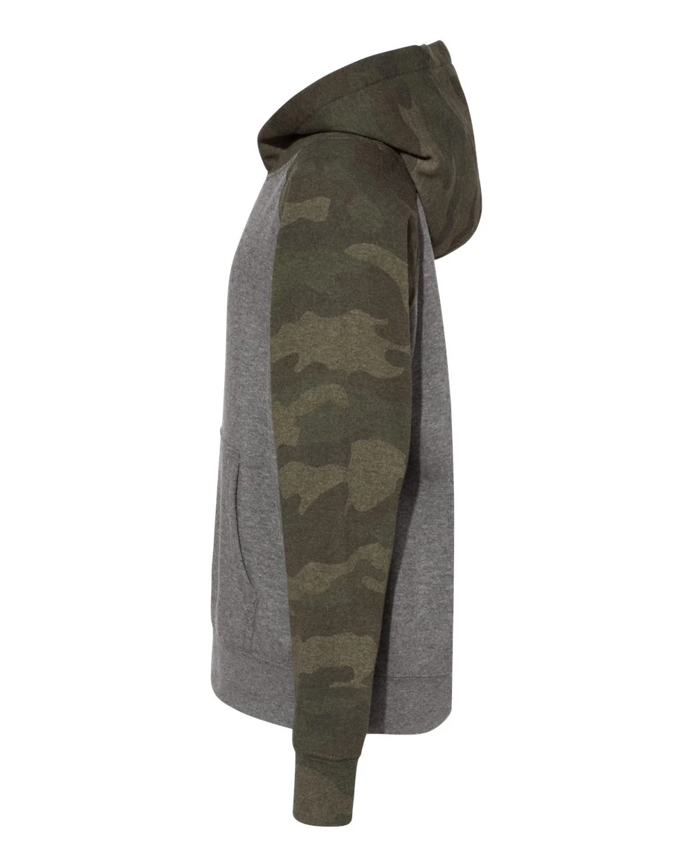 Independent Trading Co.-PRM15YSB-Youth Lightweight Special Blend Raglan Hooded Sweatshirt - Image 34