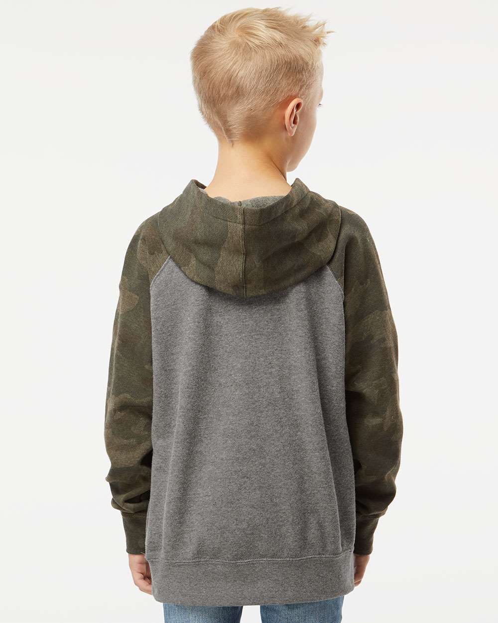 Independent Trading Co.-PRM15YSB-Youth Lightweight Special Blend Raglan Hooded Sweatshirt - Image 37