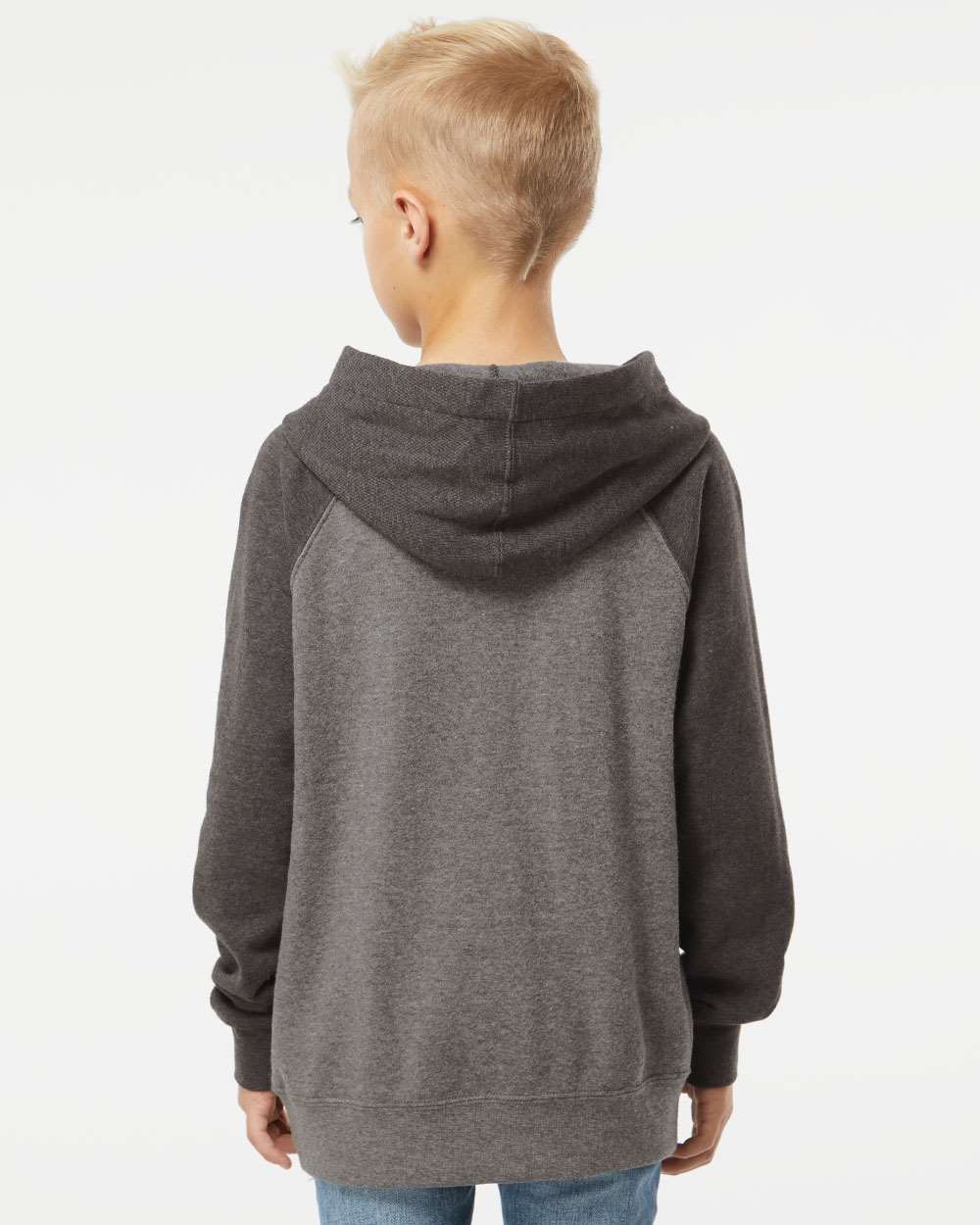 Independent Trading Co.-PRM15YSB-Youth Lightweight Special Blend Raglan Hooded Sweatshirt - Image 43