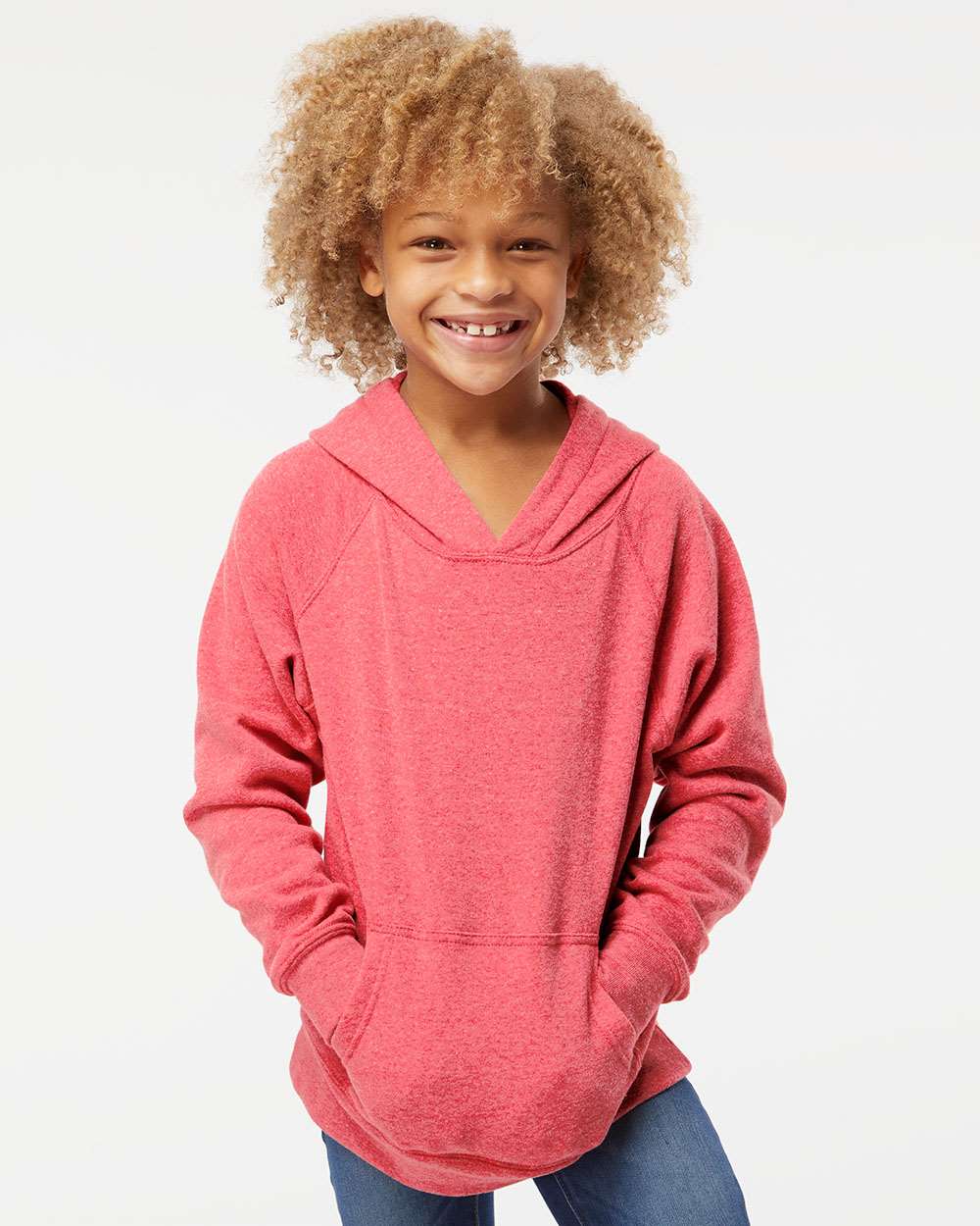 Independent Trading Co.-PRM15YSB-Youth Lightweight Special Blend Raglan Hooded Sweatshirt - Image 53