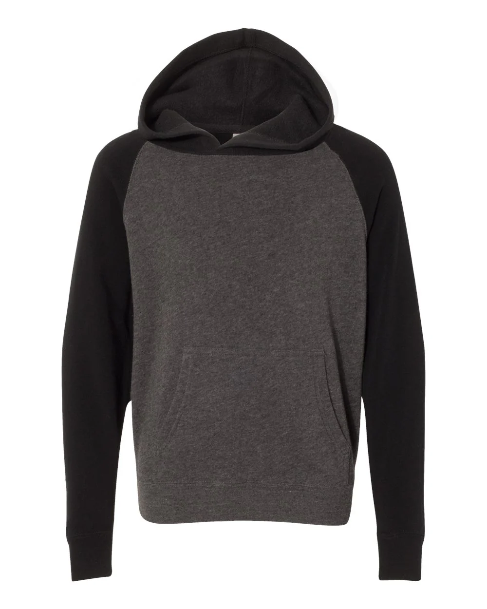 Independent Trading Co.-PRM15YSB-Youth Lightweight Special Blend Raglan Hooded Sweatshirt - Image 8