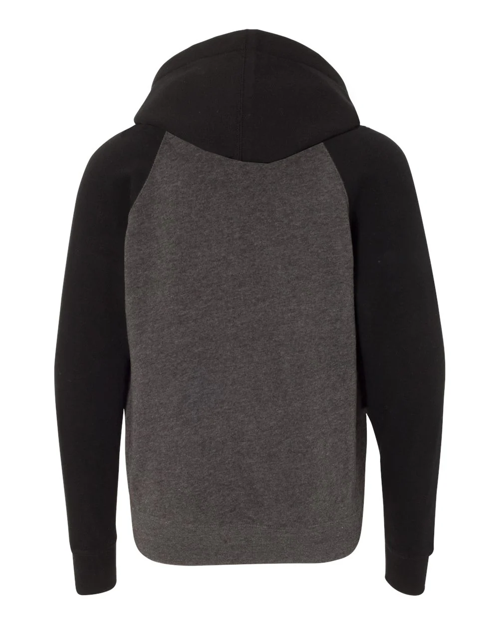 Independent Trading Co.-PRM15YSB-Youth Lightweight Special Blend Raglan Hooded Sweatshirt - Image 9