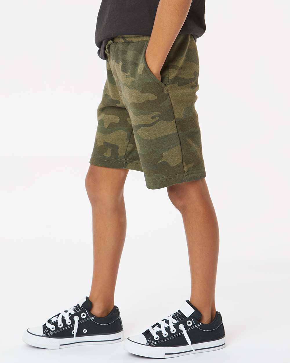 Independent Trading Co.-PRM16SRT-Youth Lightweight Special Blend Fleece Shorts - Image 12
