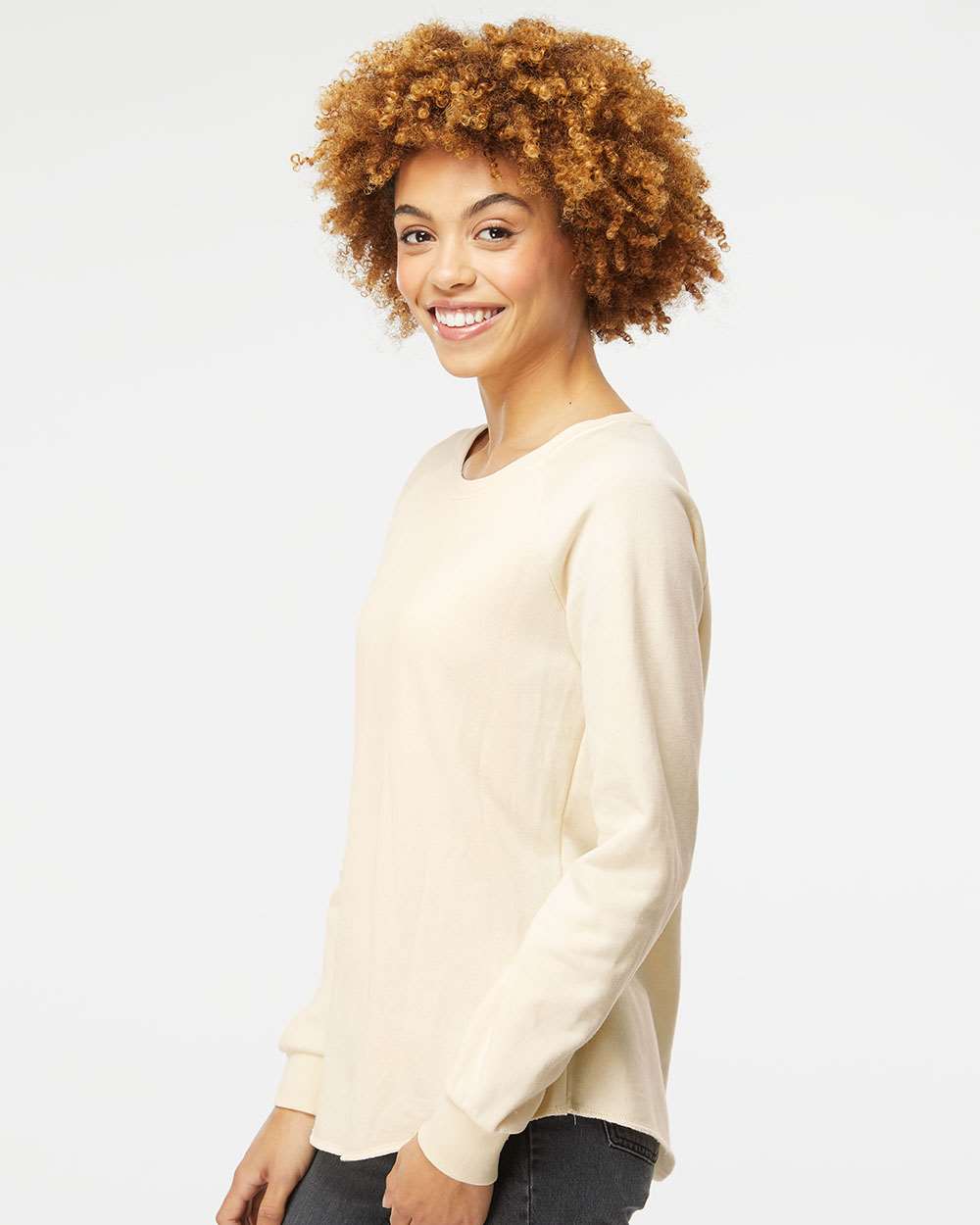 Independent Trading Co.-PRM2000-Women's California Wave Wash Crewneck Sweatshirt - Image 18