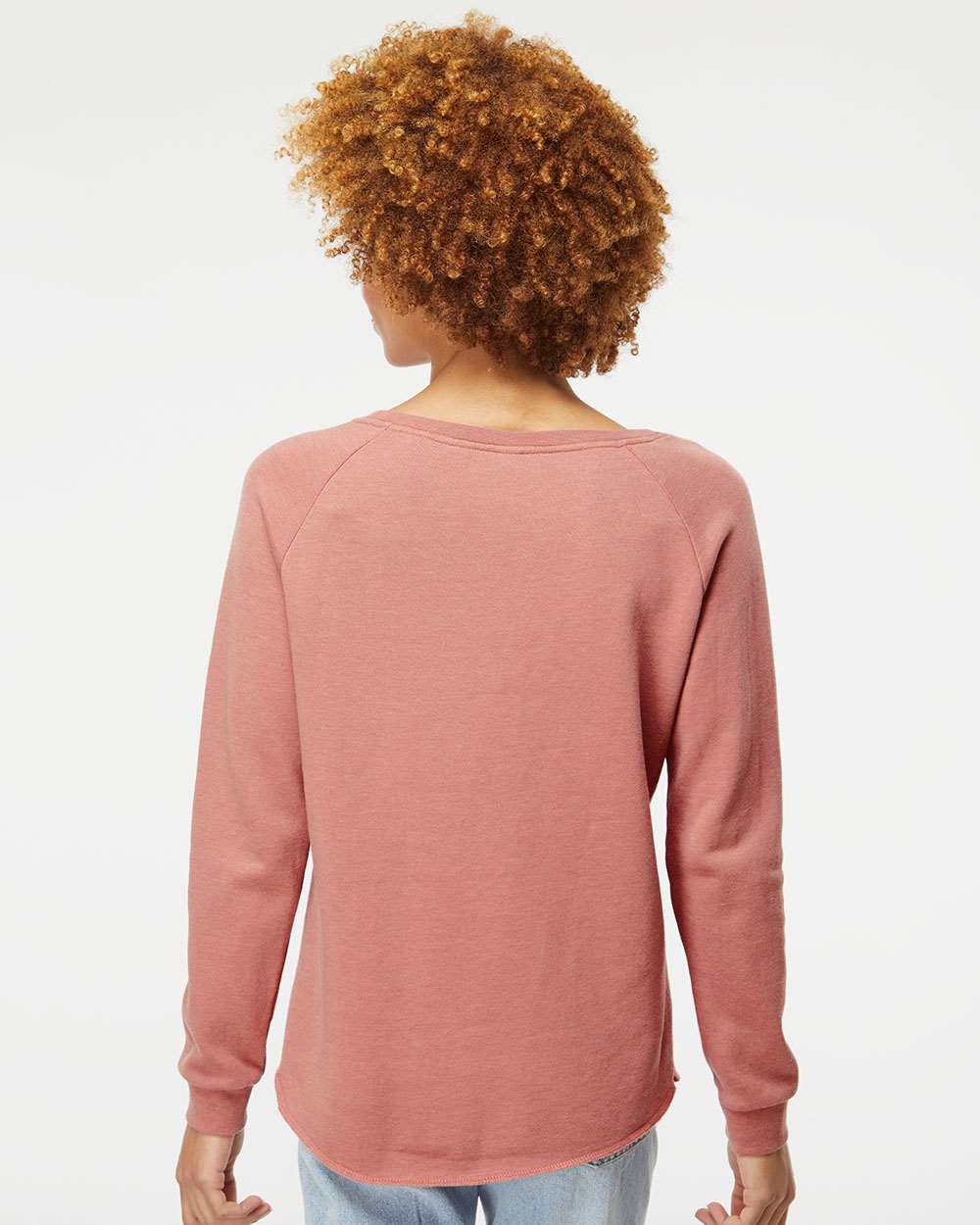 Independent Trading Co.-PRM2000-Women's California Wave Wash Crewneck Sweatshirt - Image 25