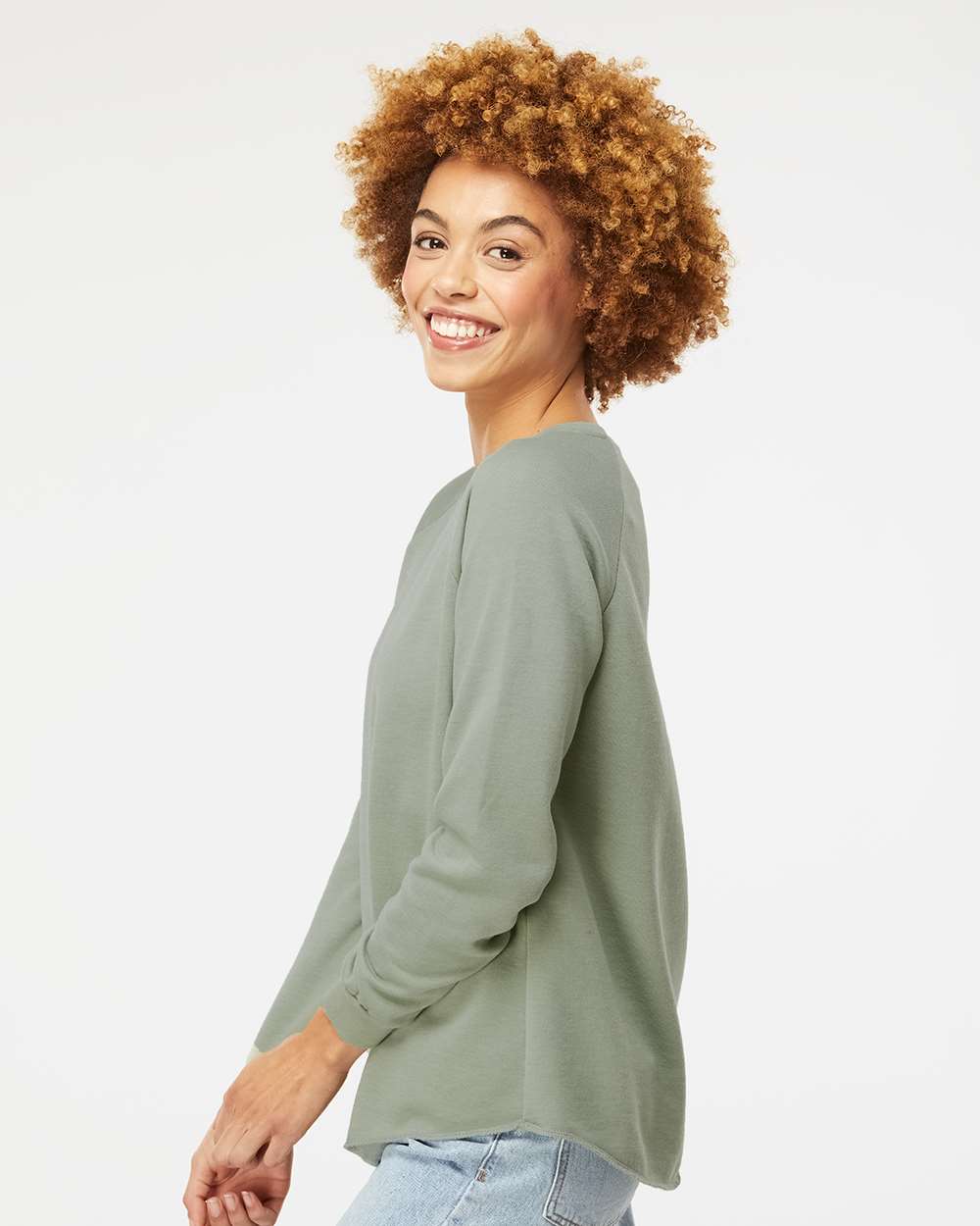 Independent Trading Co.-PRM2000-Women's California Wave Wash Crewneck Sweatshirt - Image 36
