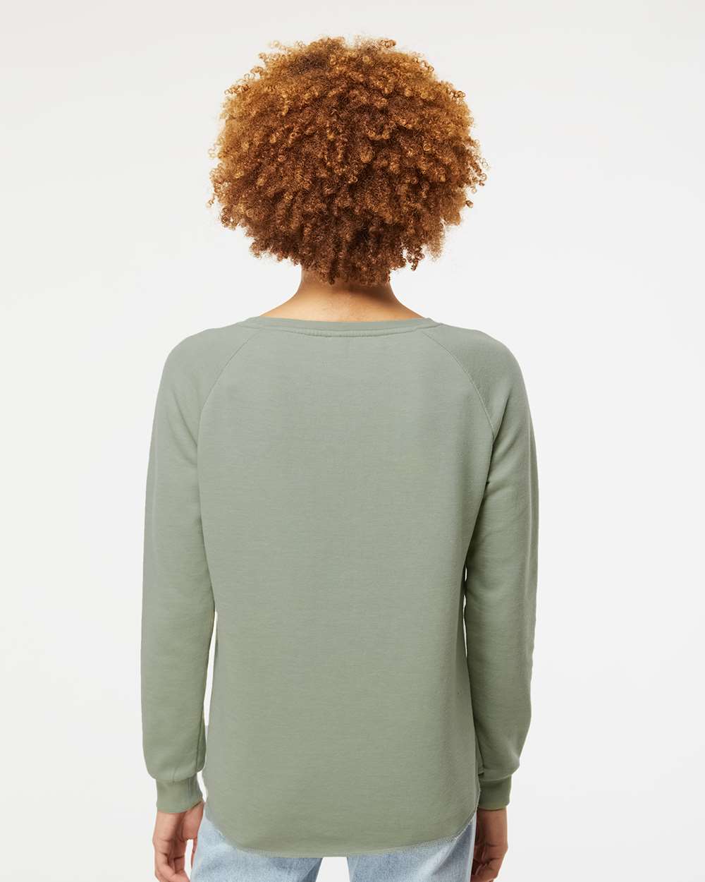 Independent Trading Co.-PRM2000-Women's California Wave Wash Crewneck Sweatshirt - Image 37