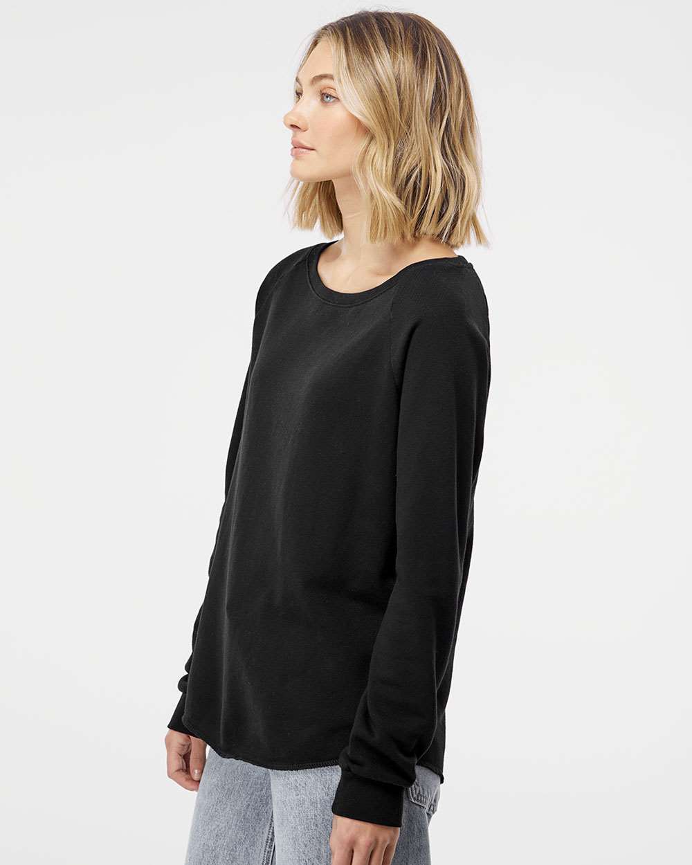 Independent Trading Co.-PRM2000-Women's California Wave Wash Crewneck Sweatshirt - Image 5