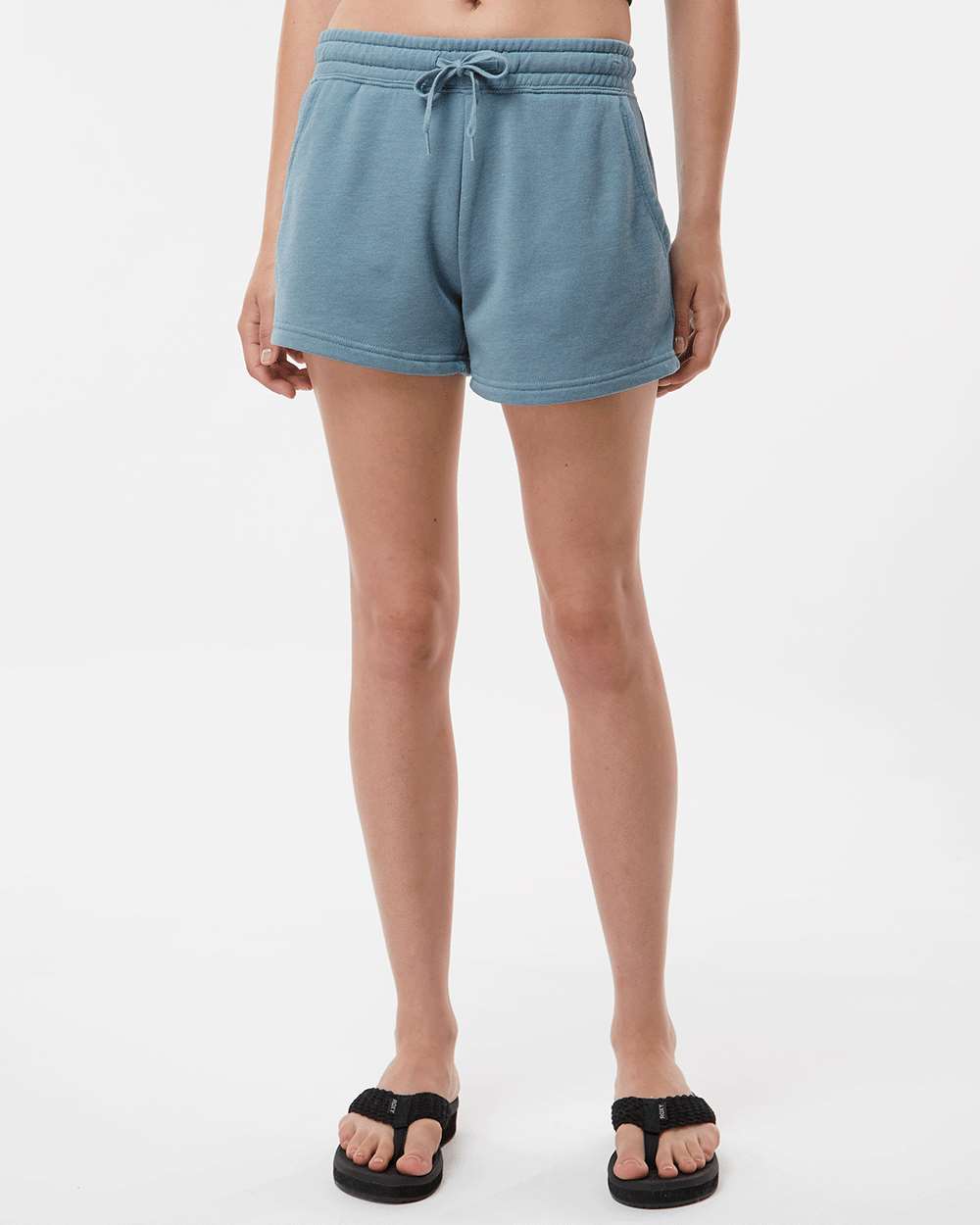 Independent Trading Co.-PRM20SRT-Women’s Lightweight California Wave Wash Fleece Shorts - Image 41