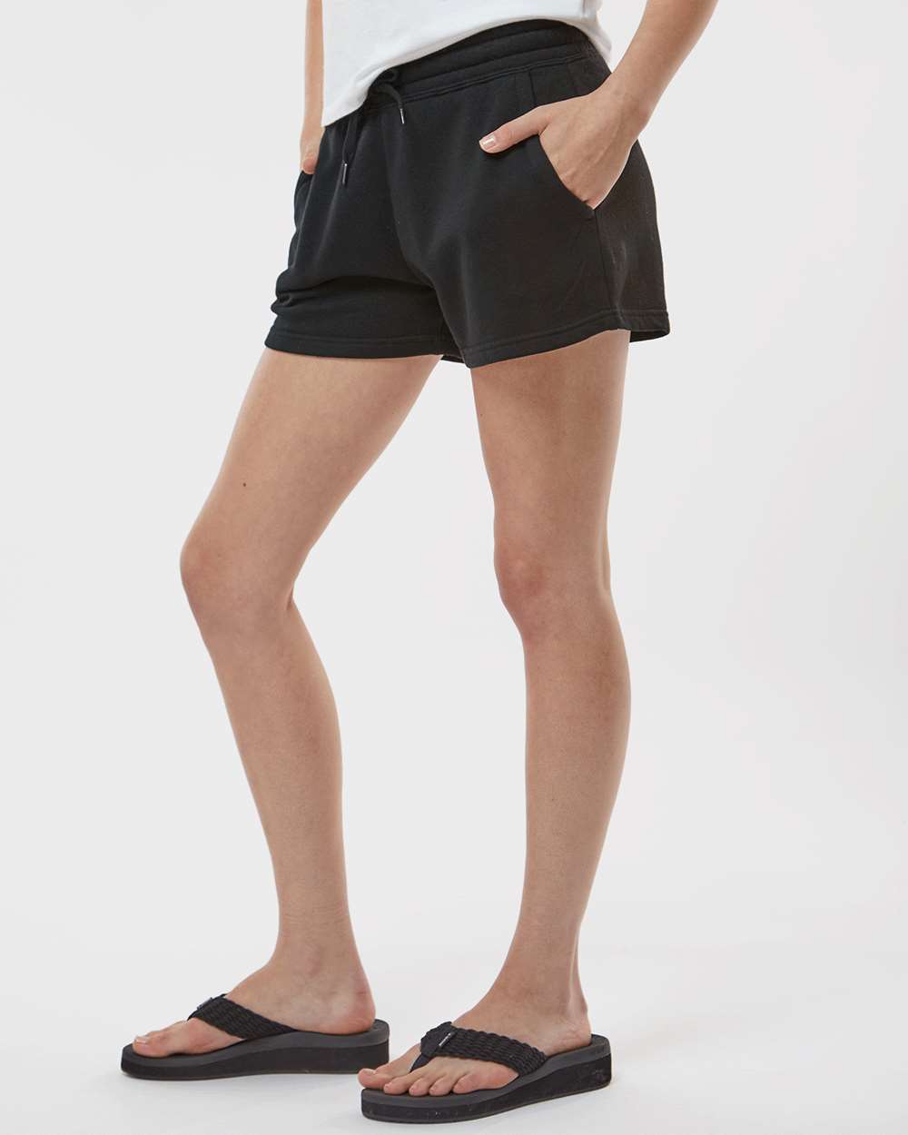 Independent Trading Co.-PRM20SRT-Women’s Lightweight California Wave Wash Fleece Shorts - Image 5