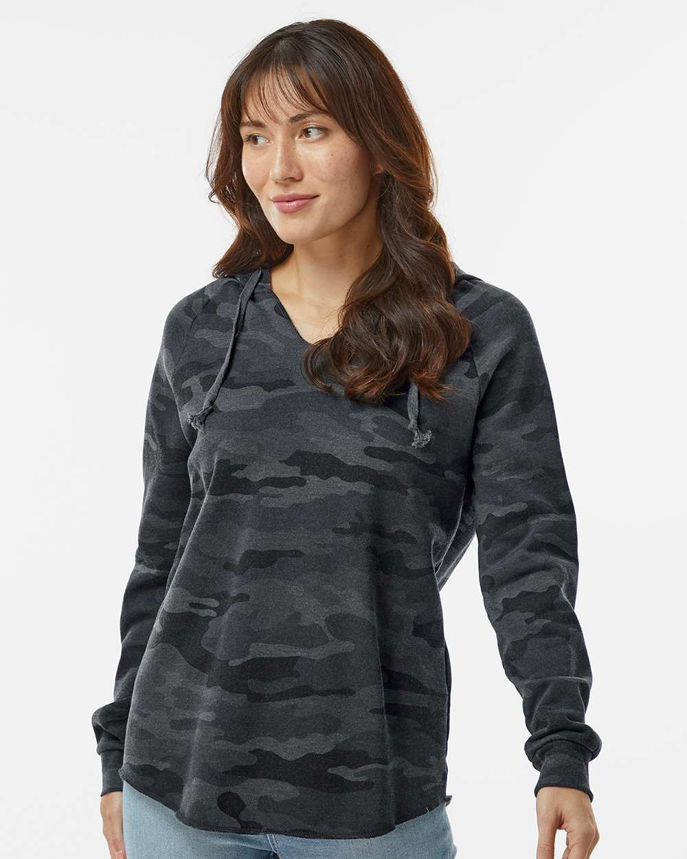 Independent Trading Co.-PRM2500-Women’s Lightweight California Wave Wash Hooded Sweatshirt - Image 11