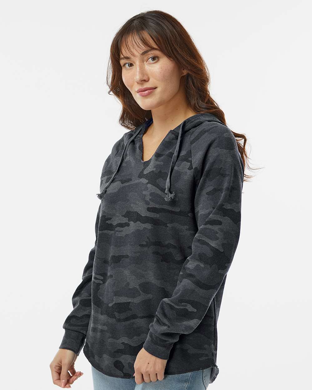 Independent Trading Co.-PRM2500-Women’s Lightweight California Wave Wash Hooded Sweatshirt - Image 12