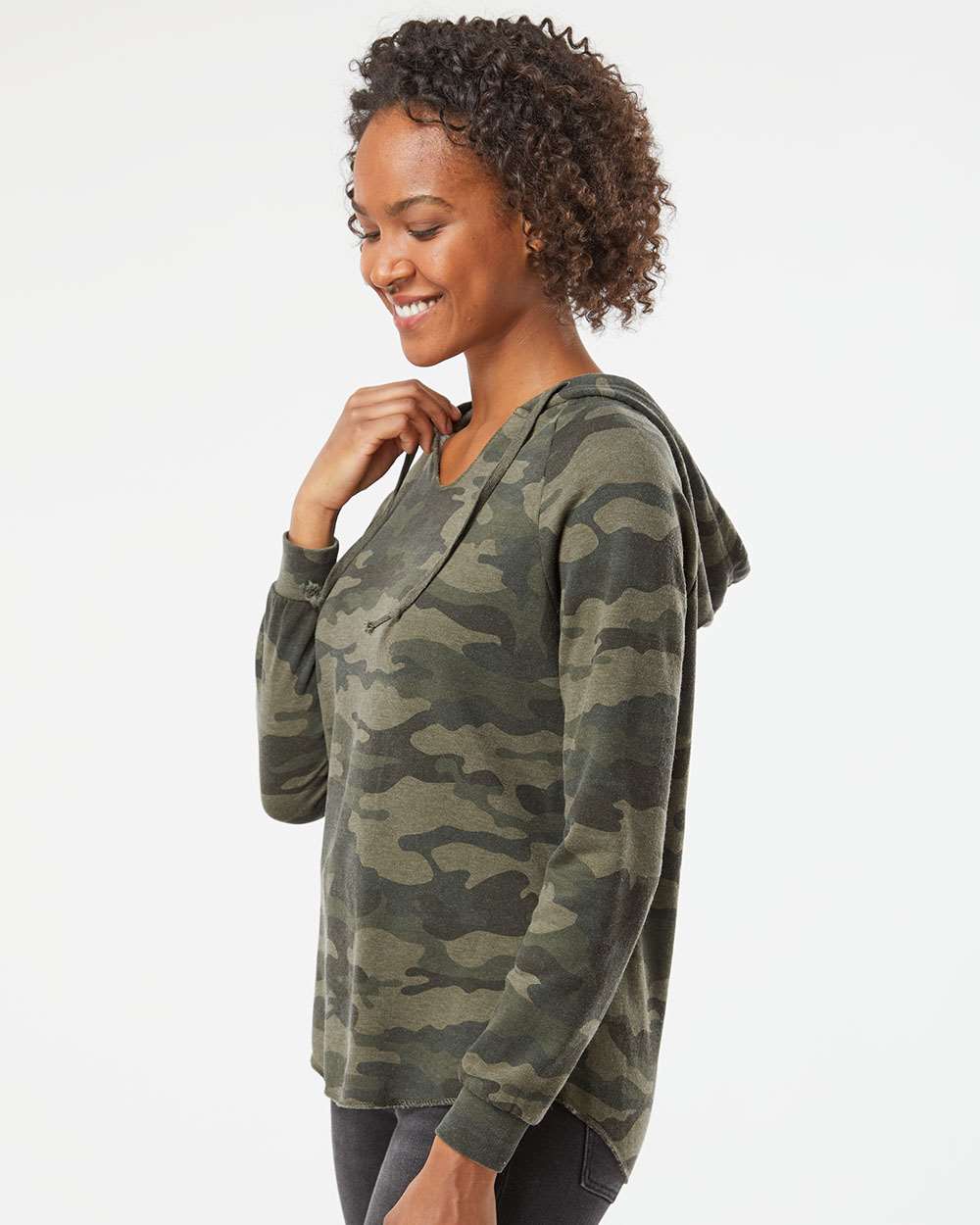 Independent Trading Co.-PRM2500-Women’s Lightweight California Wave Wash Hooded Sweatshirt - Image 36