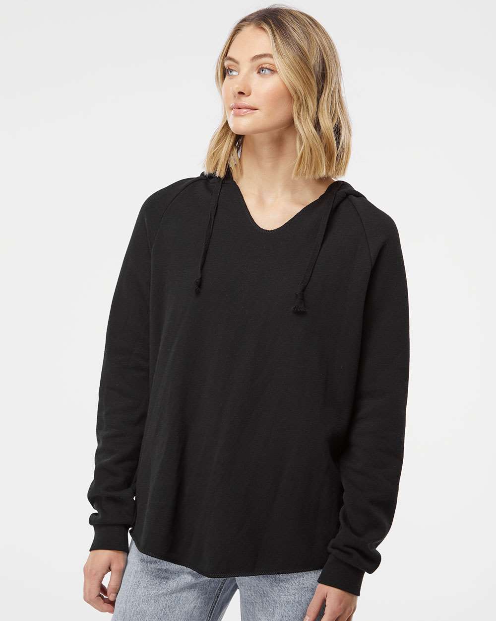 Independent Trading Co.-PRM2500-Women’s Lightweight California Wave Wash Hooded Sweatshirt - Image 4