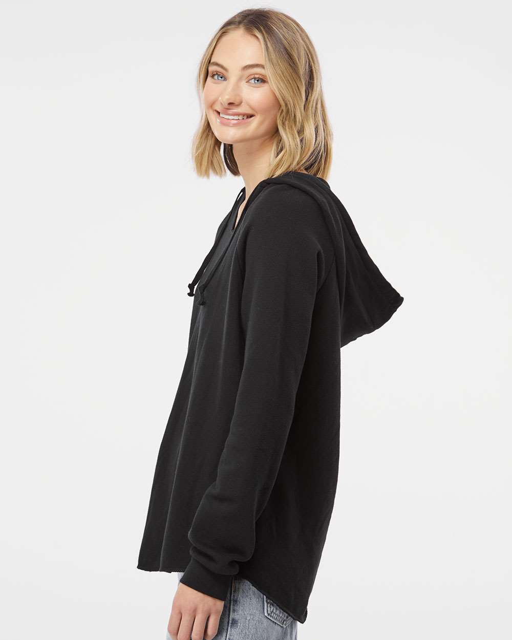 Independent Trading Co.-PRM2500-Women’s Lightweight California Wave Wash Hooded Sweatshirt - Image 5