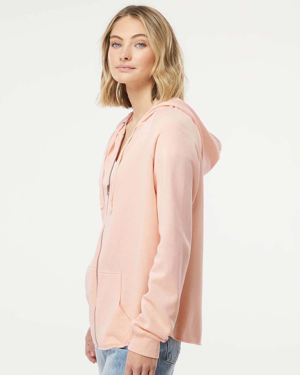 Independent Trading Co.-PRM2500Z-Women's California Wave Wash Full-Zip Hooded Sweatshirt - Image 12