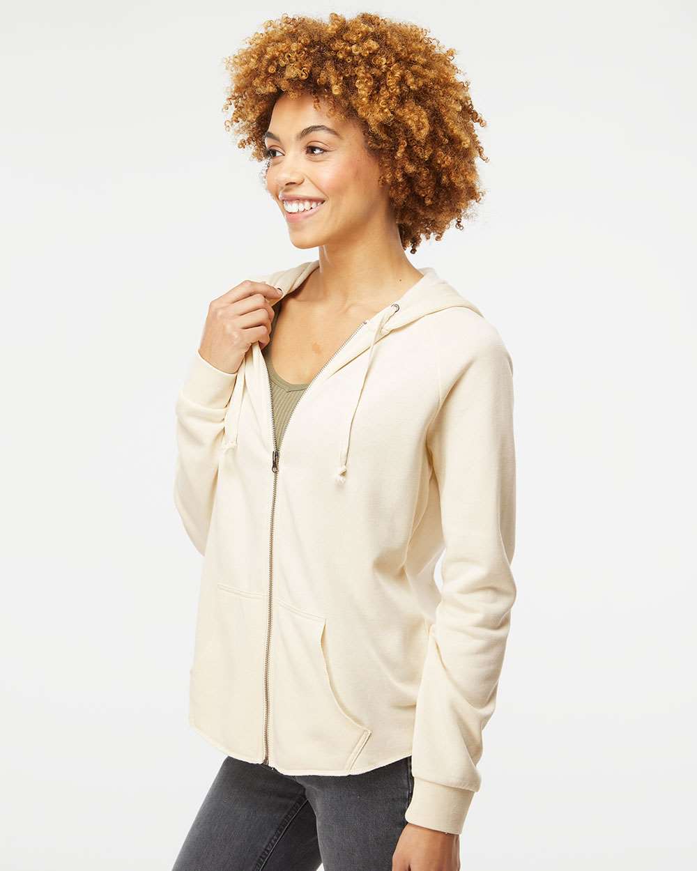 Independent Trading Co.-PRM2500Z-Women's California Wave Wash Full-Zip Hooded Sweatshirt - Image 18