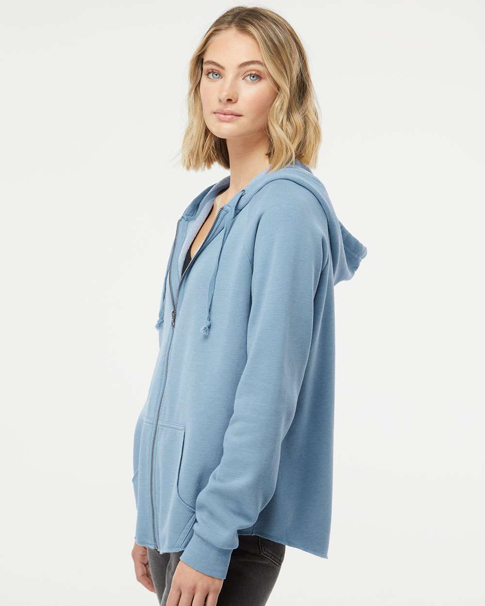 Independent Trading Co.-PRM2500Z-Women's California Wave Wash Full-Zip Hooded Sweatshirt - Image 30