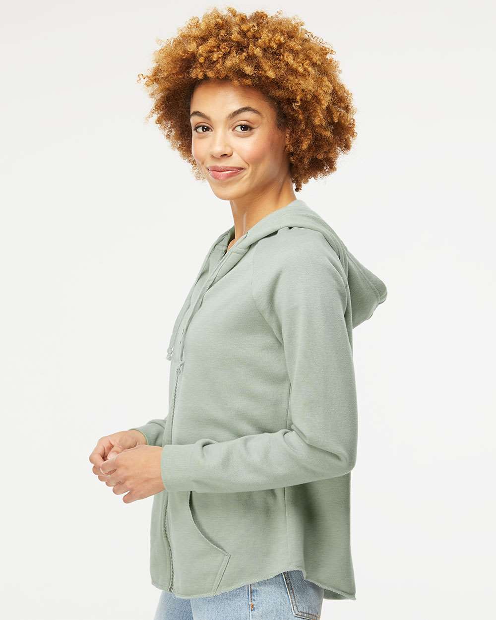Independent Trading Co.-PRM2500Z-Women's California Wave Wash Full-Zip Hooded Sweatshirt - Image 36