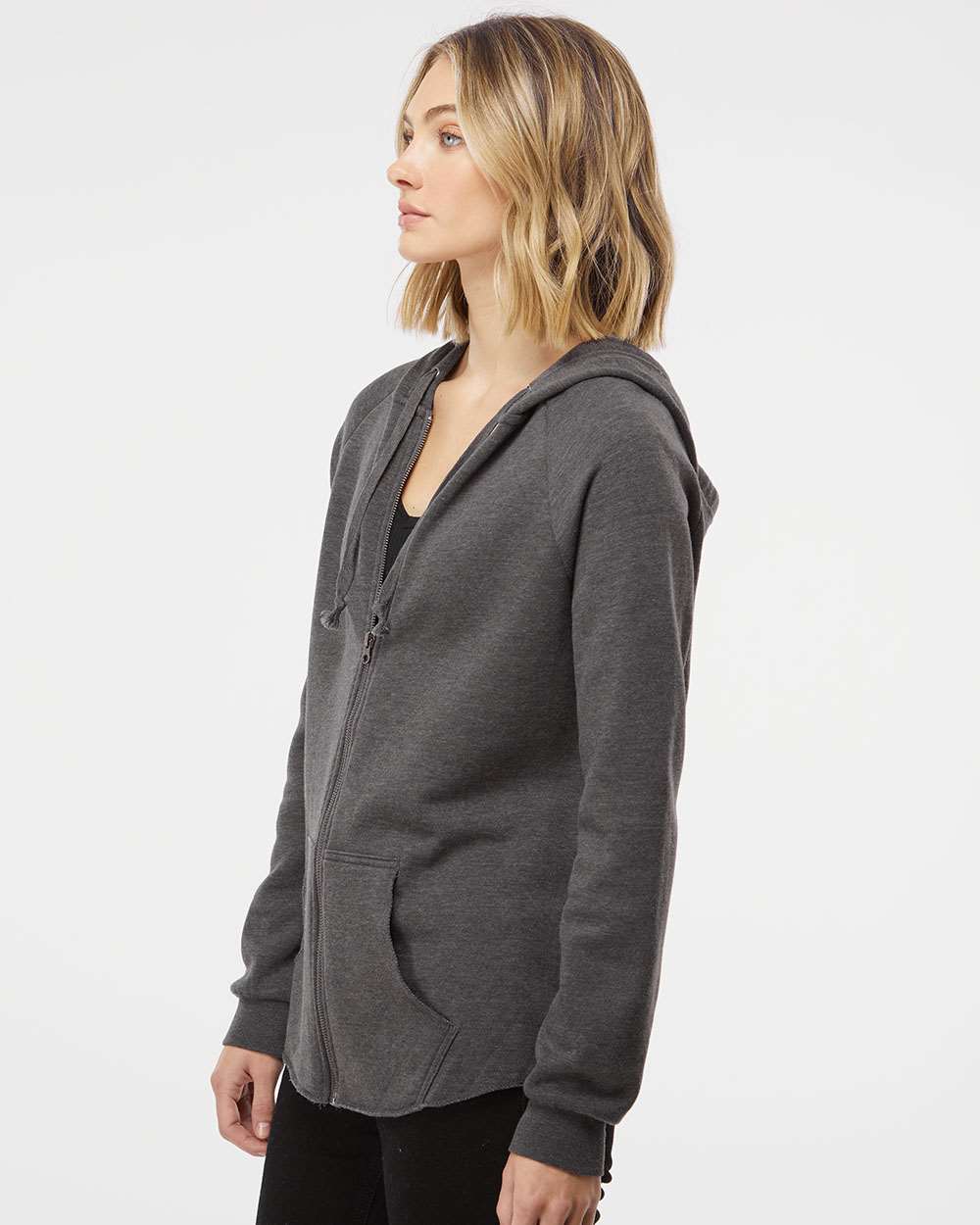Independent Trading Co.-PRM2500Z-Women's California Wave Wash Full-Zip Hooded Sweatshirt - Image 42