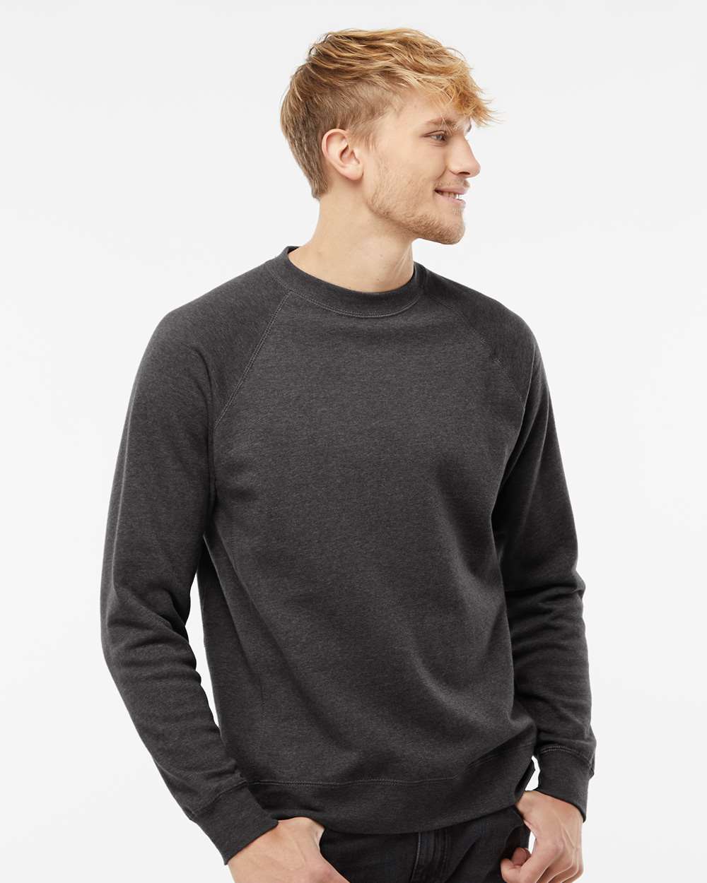 Independent Trading Co.-PRM30SBC-Special Blend Crewneck Raglan Sweatshirt - Image 11