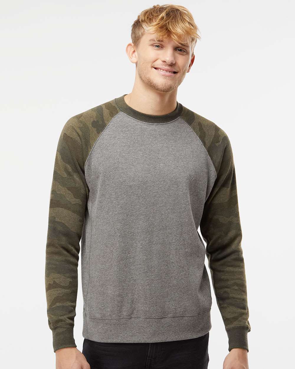 Independent Trading Co.-PRM30SBC-Special Blend Crewneck Raglan Sweatshirt - Image 47