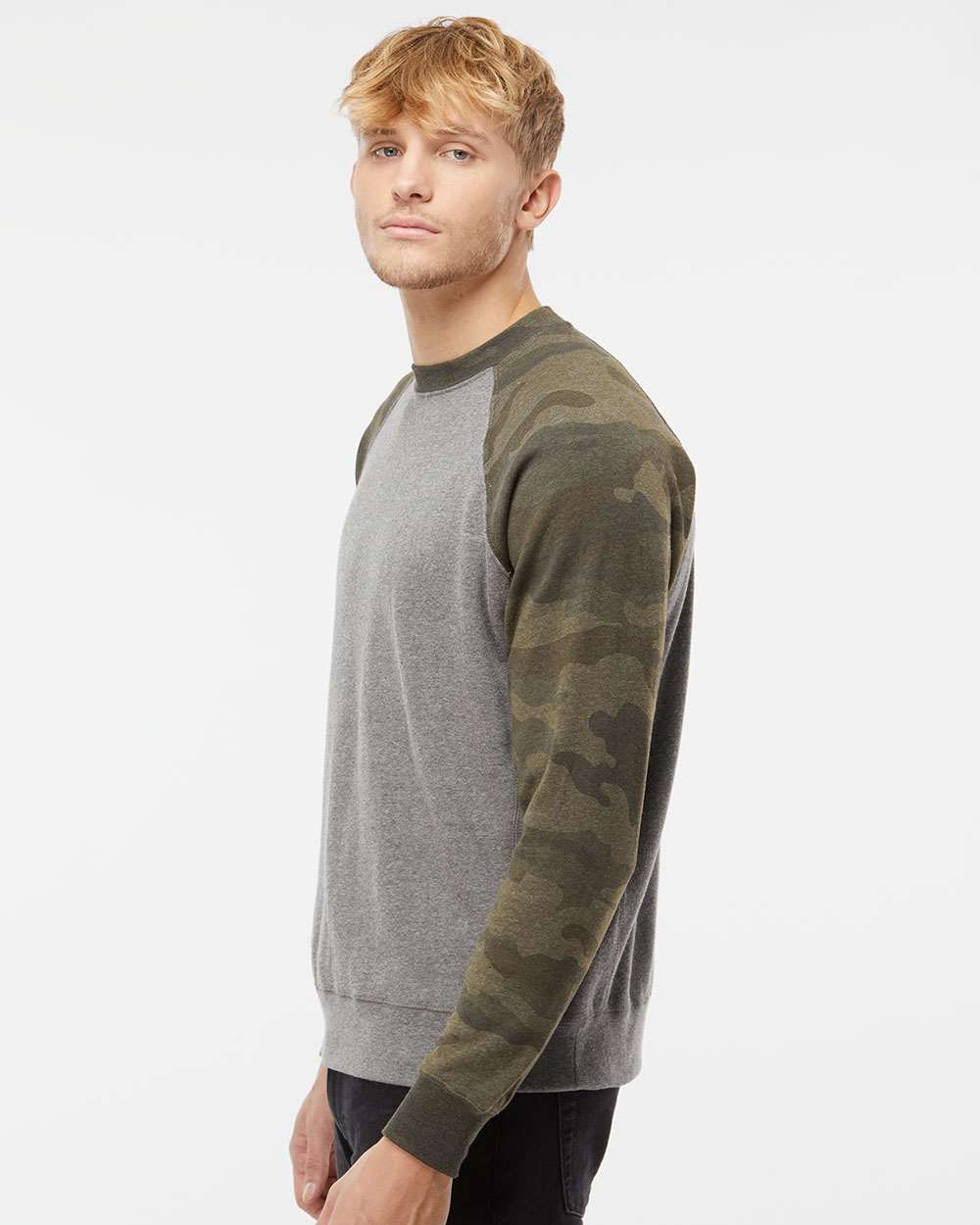 Independent Trading Co.-PRM30SBC-Special Blend Crewneck Raglan Sweatshirt - Image 48