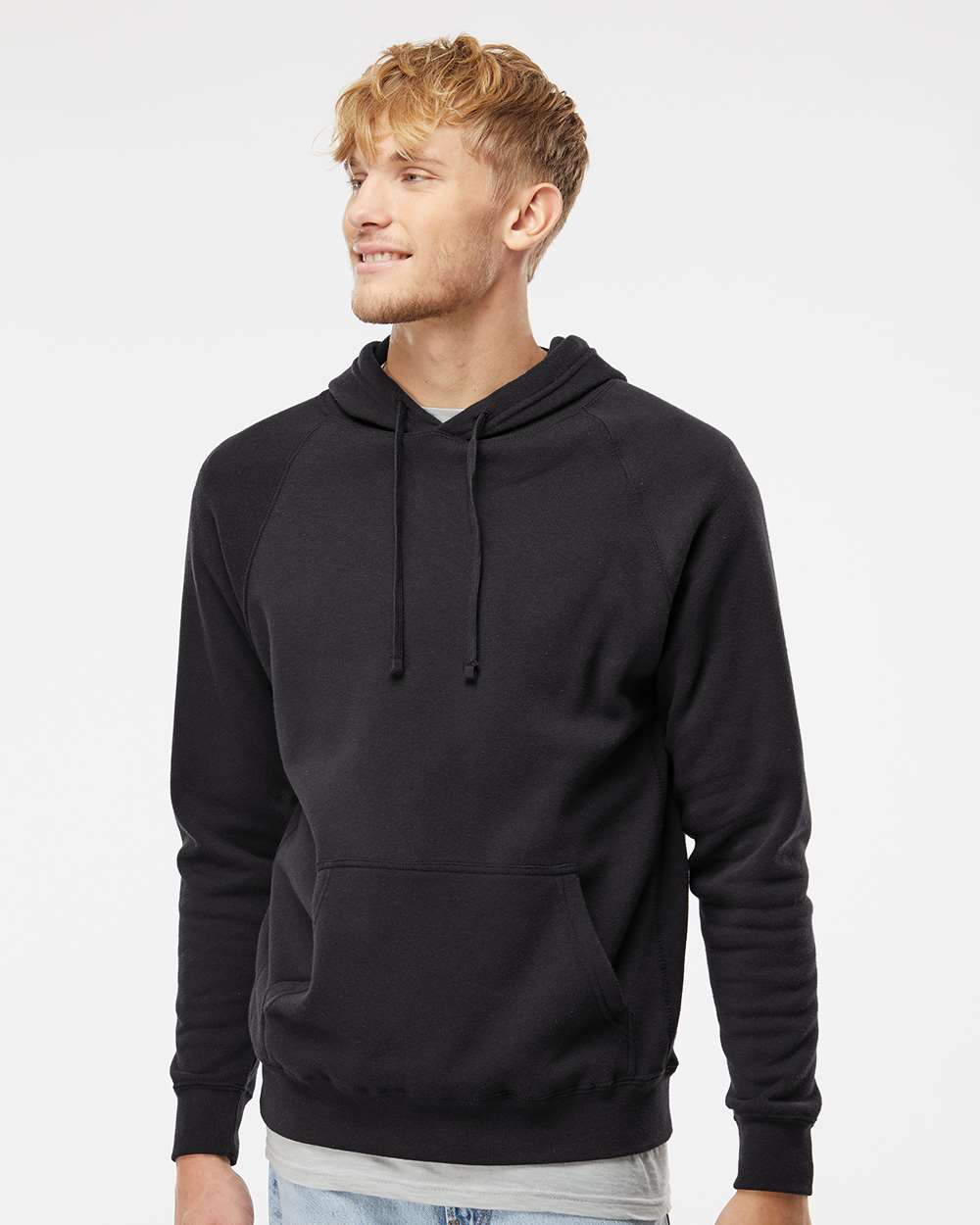 Independent Trading Co.-PRM33SBP-Special Blend Raglan Hooded Sweatshirt - Image 4