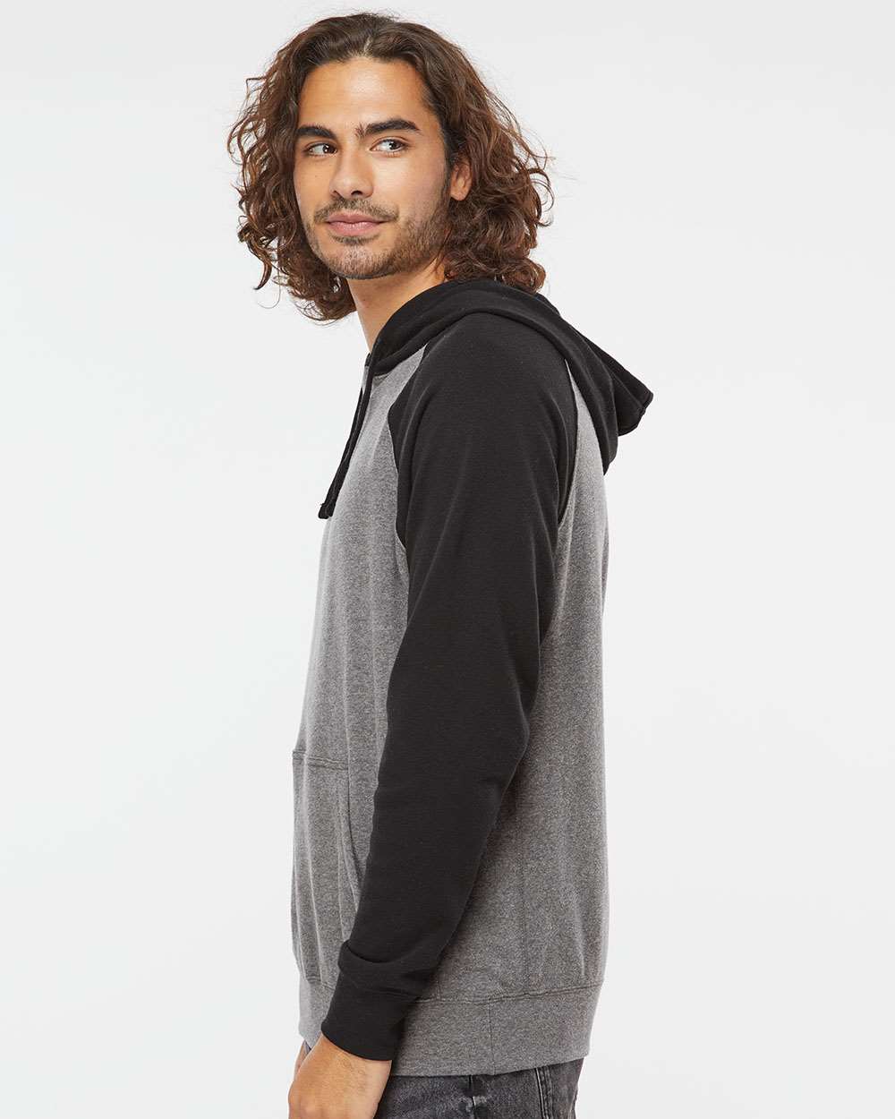 Independent Trading Co.-PRM33SBP-Special Blend Raglan Hooded Sweatshirt - Image 54