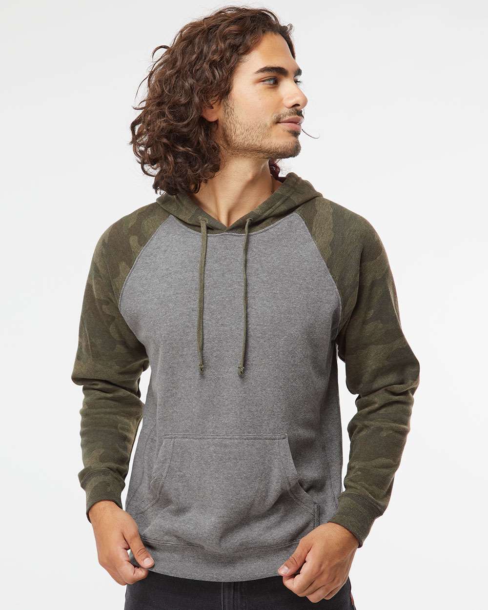 Independent Trading Co.-PRM33SBP-Special Blend Raglan Hooded Sweatshirt - Image 59