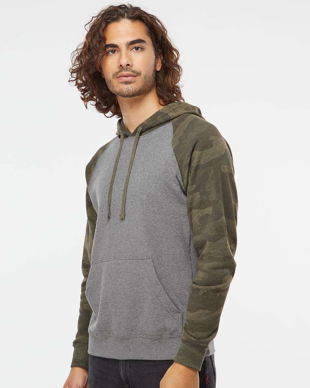 Independent Trading Co.-PRM33SBP-Special Blend Raglan Hooded Sweatshirt - Image 60