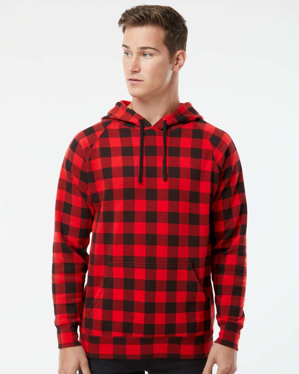 Independent Trading Co.-PRM33SBP-Special Blend Raglan Hooded Sweatshirt - Image 77